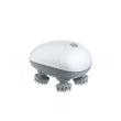 Healing Journey Electric Scalp Massager with 4 Rotating Heads Compact & Ergonomic Design in whiteimahes