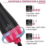 Nirogin 4-in-1 Hot Air Brush Dryer and Volumizer for Smooth, Bouncy Hair