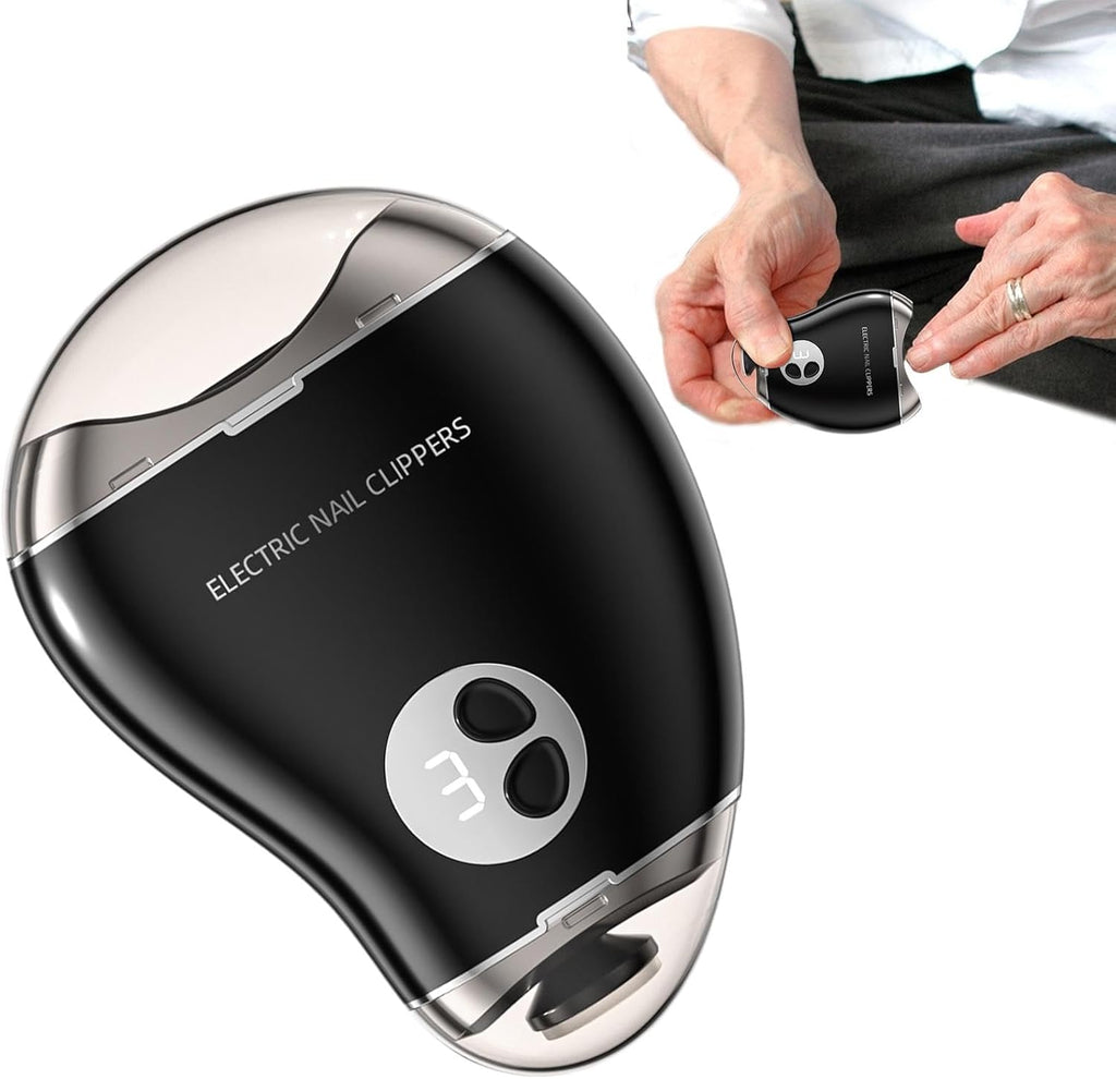 Nirogin Electric Nail Clipper for Adults & Kids USB Rechargeable Automatic Nail Trimmer