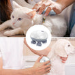Healing Journey Electric Scalp Massager with 4 Rotating Heads Compact & Ergonomic Design being used on a cat and dog.