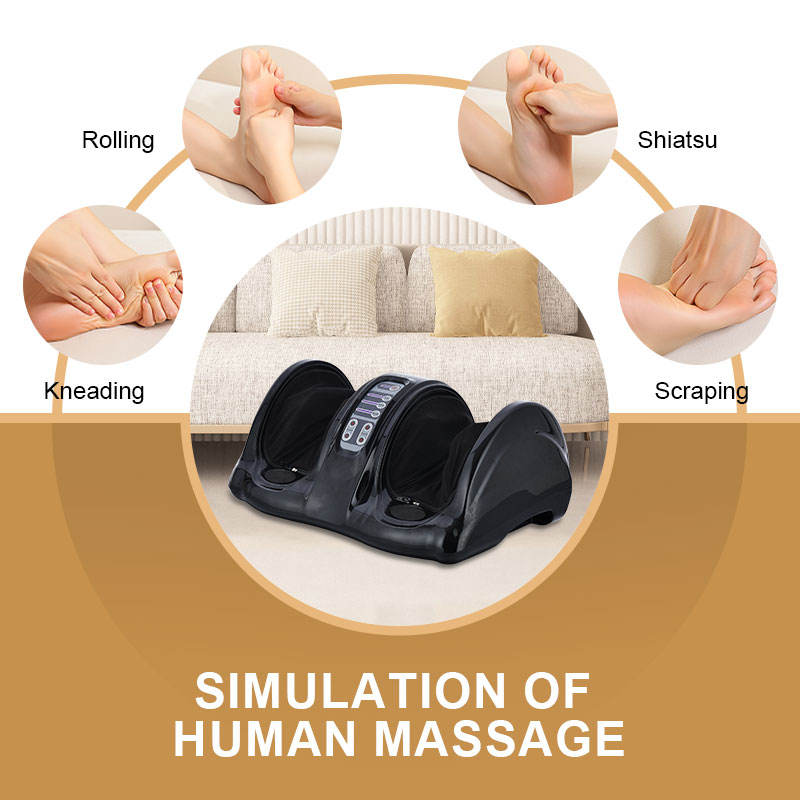 Nirogin Electric Foot Massager Machine with Kneading & Rolling Shiatsu Therapy