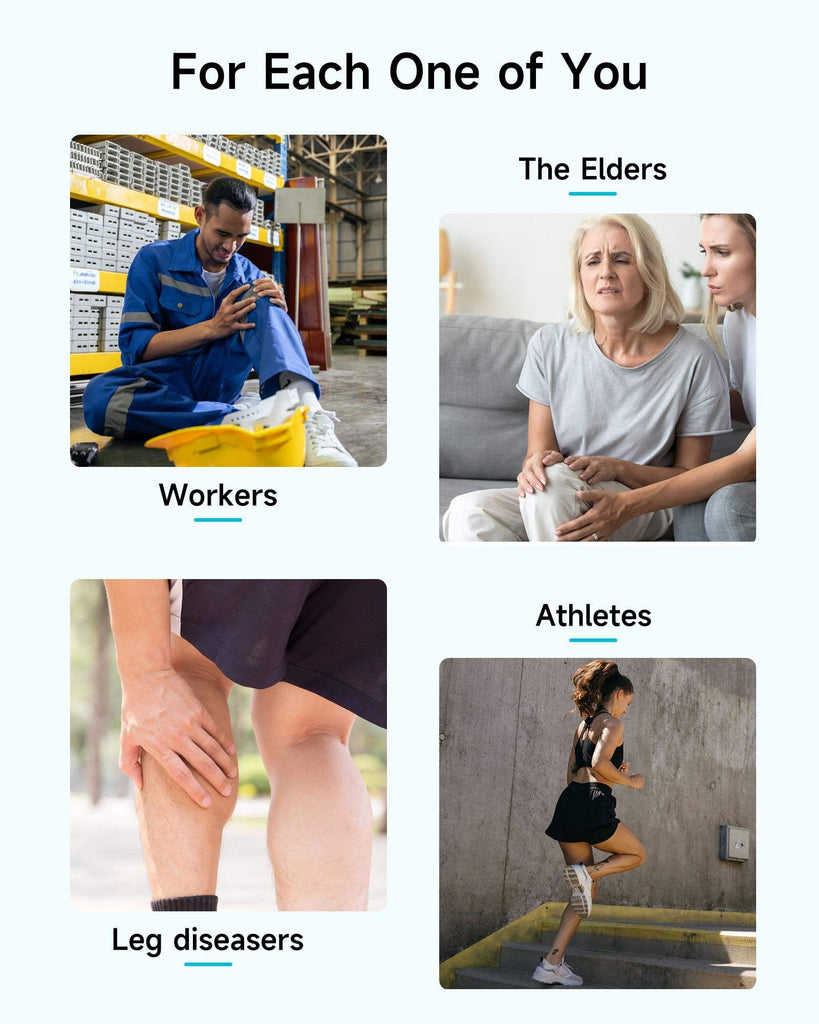 Nirogin Full Leg Air Compression Massager with Heat & Multiple Modes