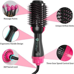 Nirogin 4-in-1 Hot Air Brush Dryer and Volumizer for Smooth, Bouncy Hair