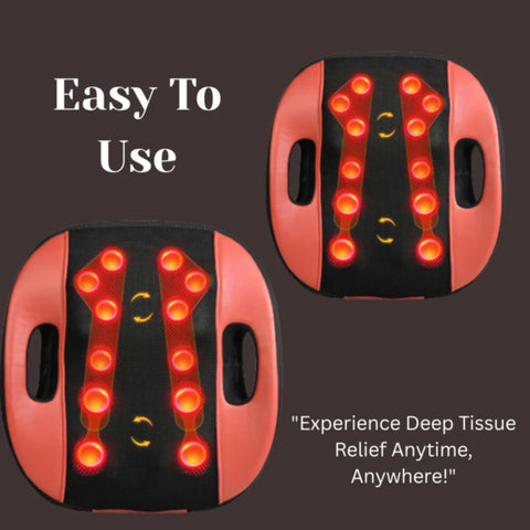 Nirogin Shiatsu Back and Seat Massager with Heat