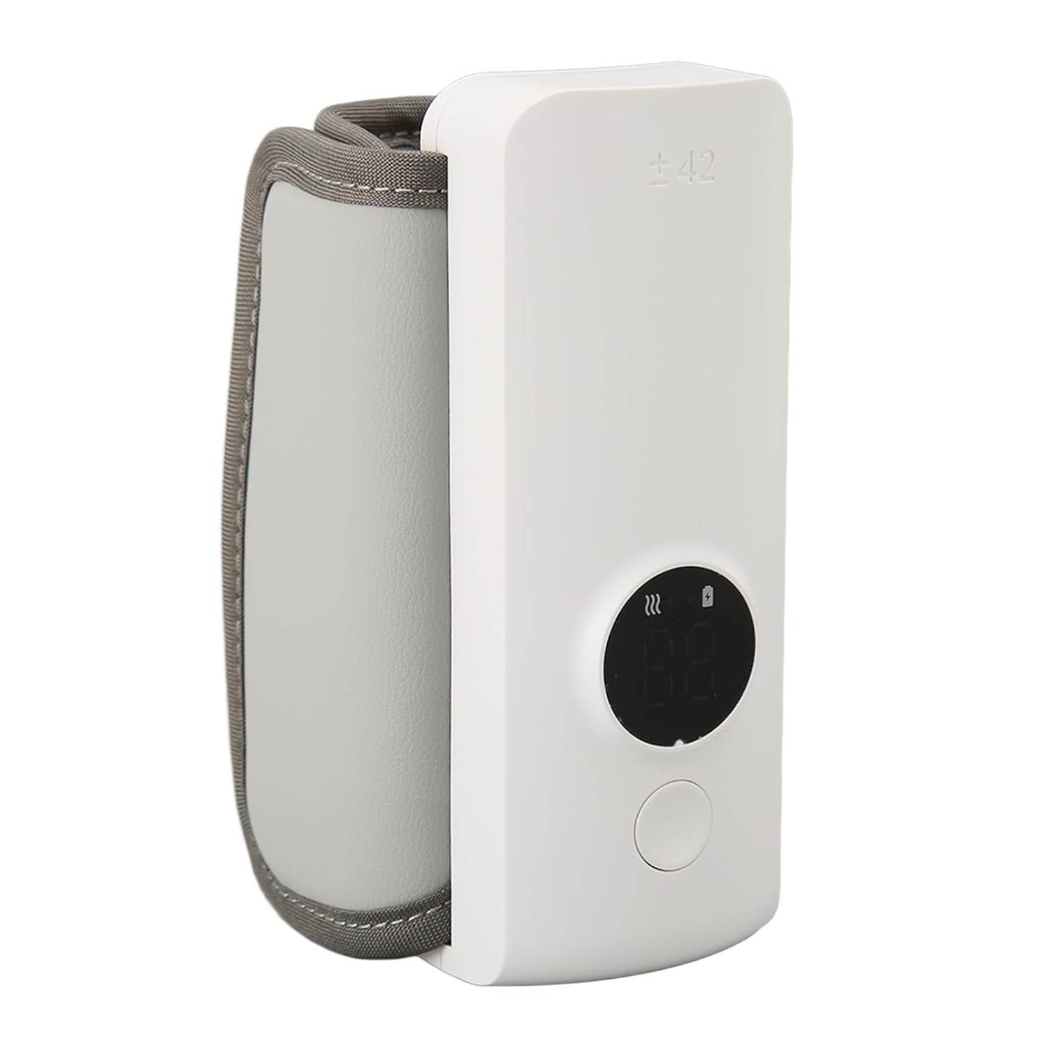 Portable baby bottle warmer with digital temperature display