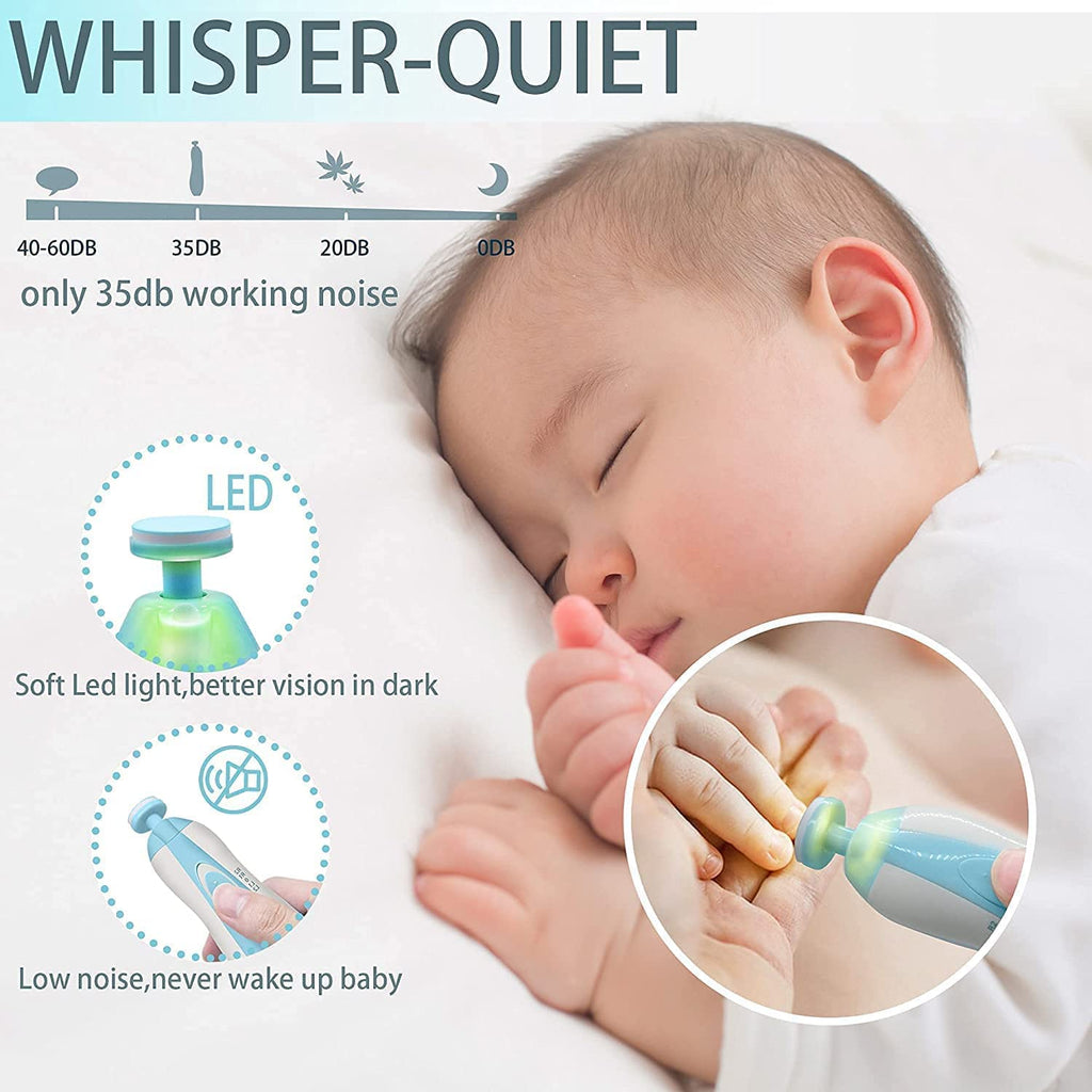 Nirogin Electric Baby Nail Trimmer Safe Nail Care Set