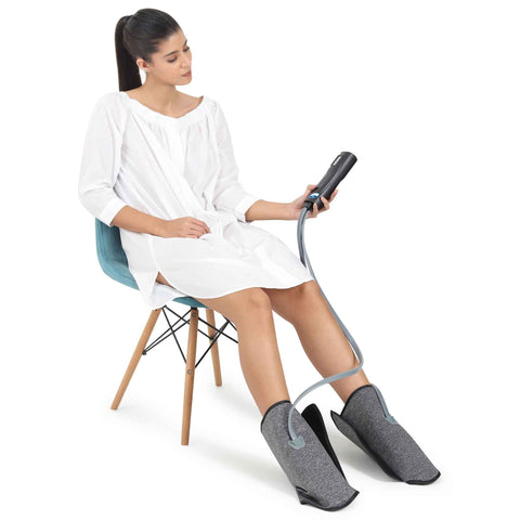 Nirogin Air Compression Leg Massager with Heat & Adjustable Modes
