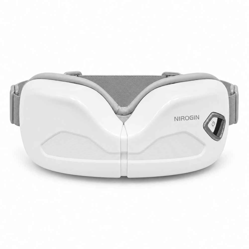 Nirogin Electric Eye Massager with Heat & Bluetooth Music – USB Rechargeable, 180° Foldable