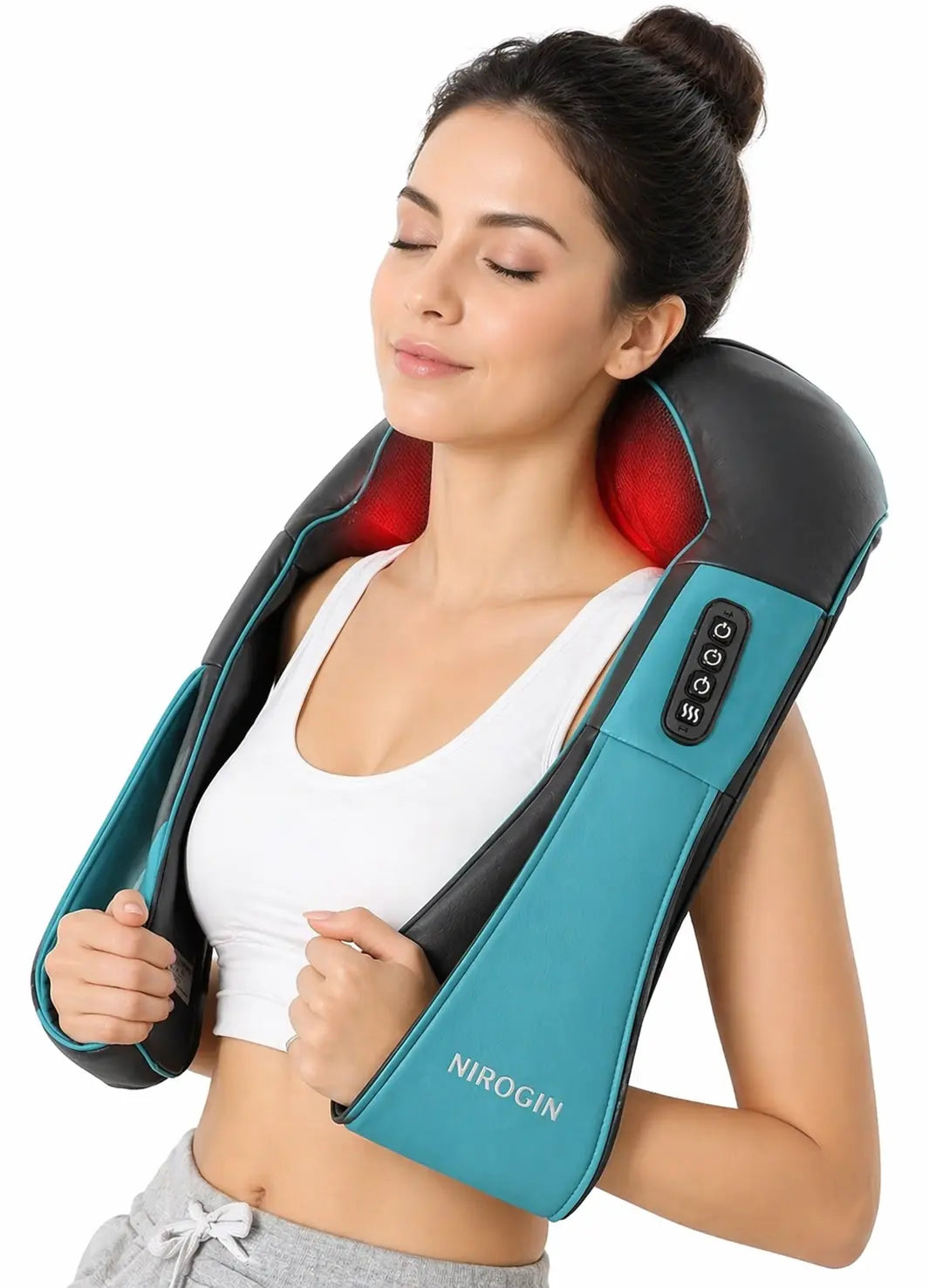Nirogin Shiatsu Neck and Shoulder Massager with Heat