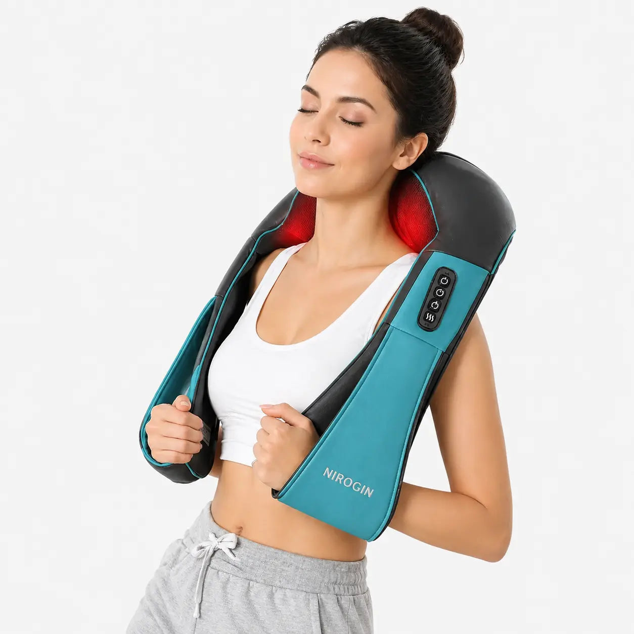 Nirogin Shiatsu Neck and Shoulder Massager with Heat