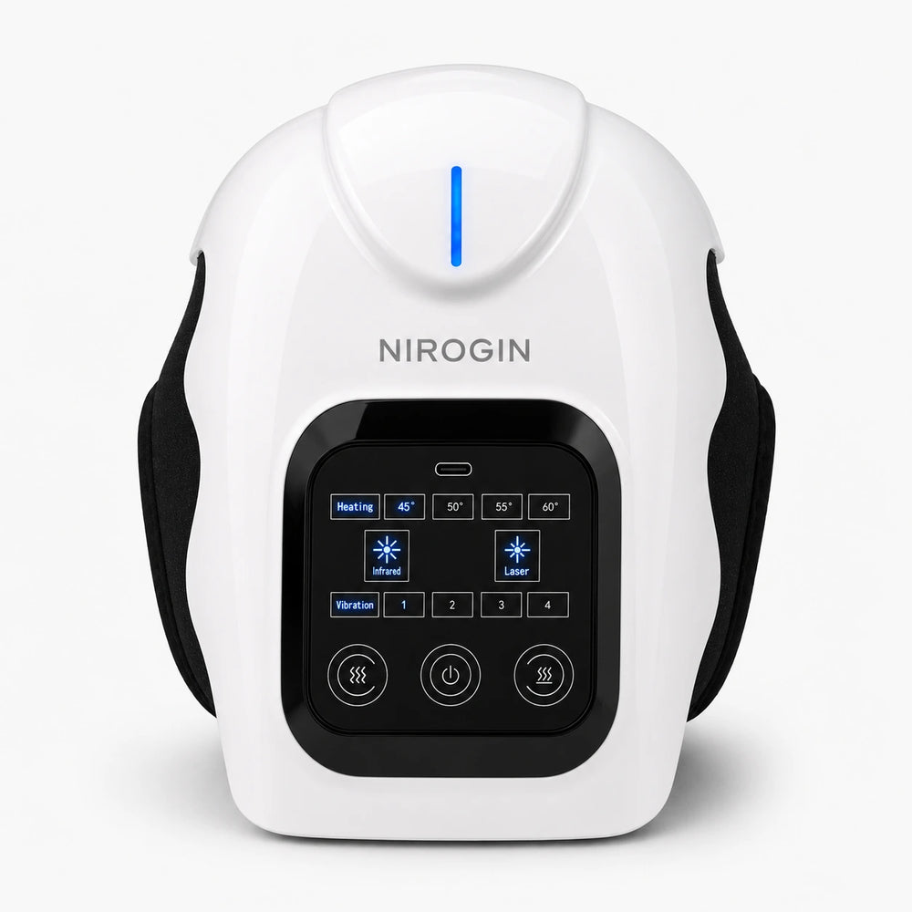 Nirogin Smart Knee Massager with Heat, Vibration & Air Compression