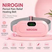 Nirogin-Period Cramp Relief Heating Pad with Massage