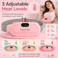 Nirogin-Period Cramp Relief Heating Pad with Massage