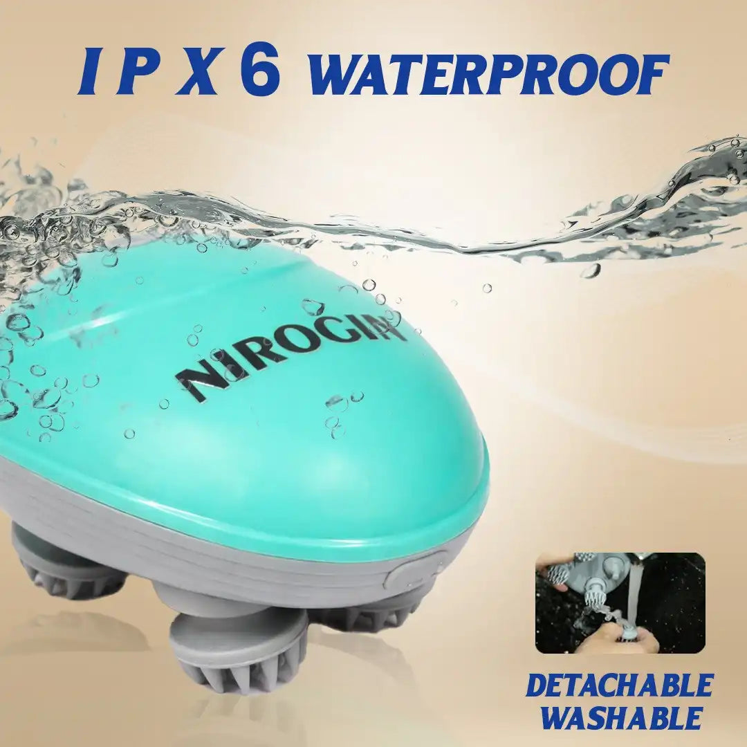 Nirogin Electric Scalp Massager with 4 Rotating Heads
