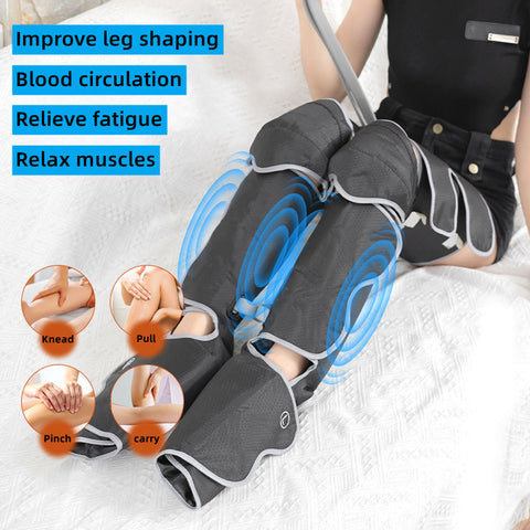 Nirogin Full Leg Air Compression Massager with Heat & Multiple Modes
