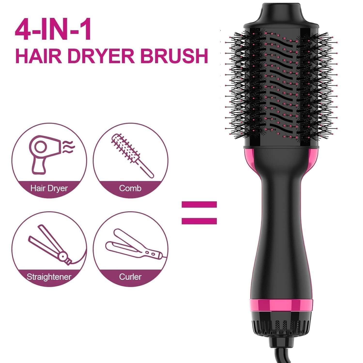 Nirogin Volumizing Hair Brush with Multiple Heat Settings