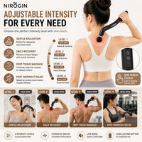 Nirogin Deep Tissue Massage Gun – 9-Speed Muscle Relief