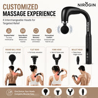Nirogin Deep Tissue Massage Gun – 9-Speed Muscle Relief