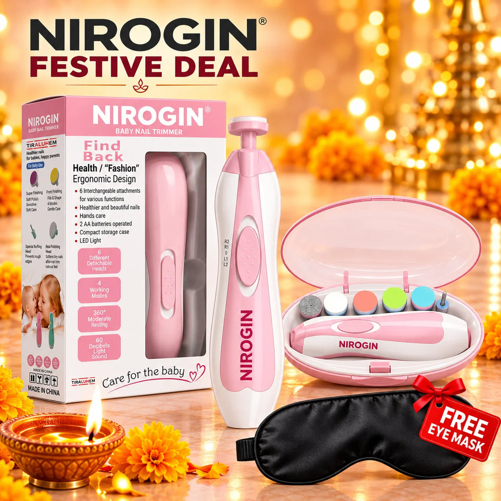 Nirogin Electric Baby Nail Trimmer Safe & Gentle Care Set