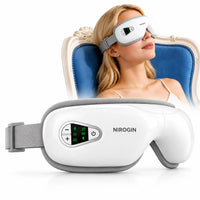 Nirogin Eye Massager with Heat, Vibration & Bluetooth Music