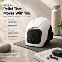Nirogin Electric Knee Massager with Vibration & Heat Therapy