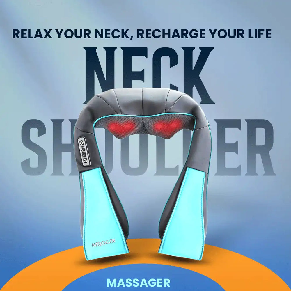 Nirogin Shiatsu Neck and Shoulder Massager with Heat