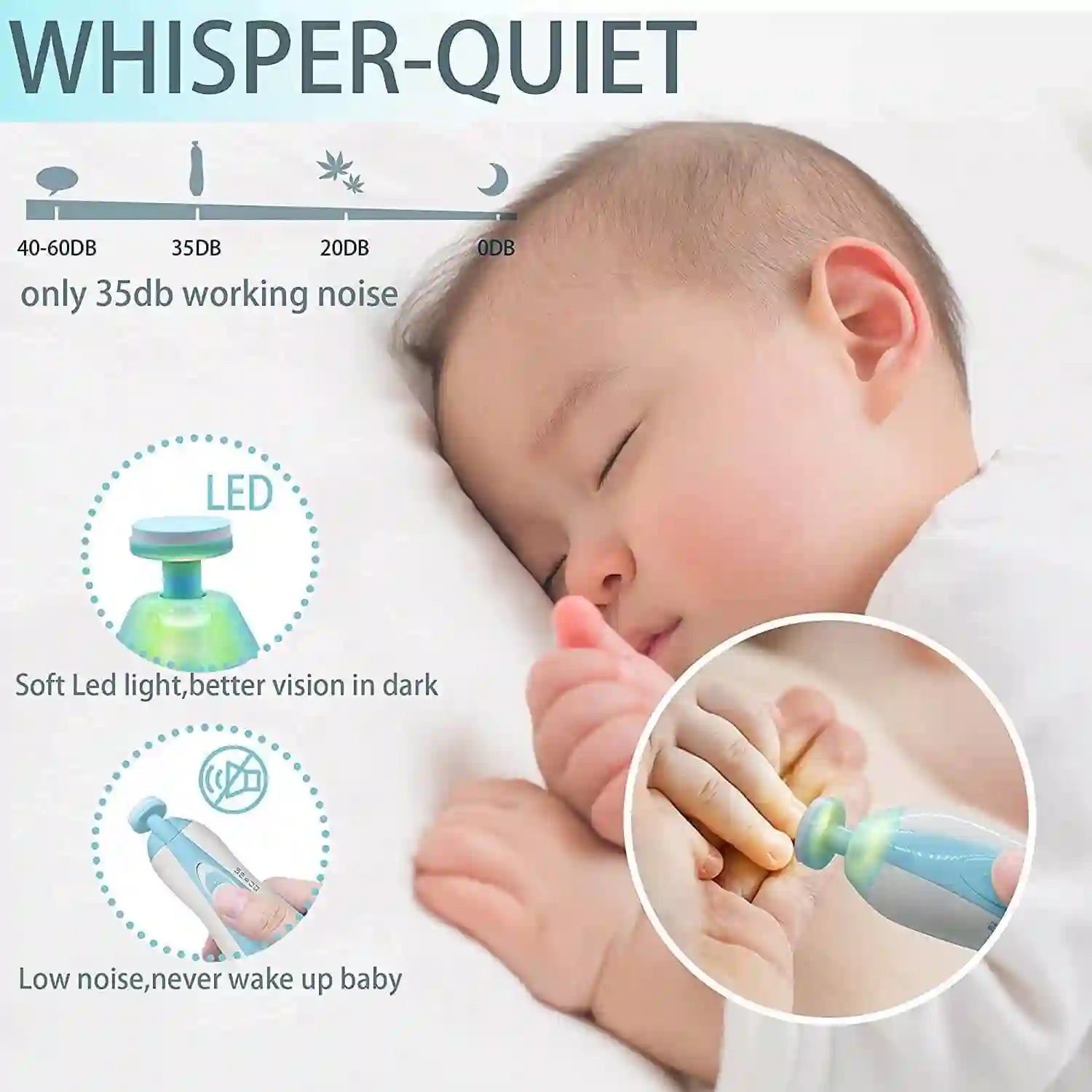 Electric Baby Nail Trimmer