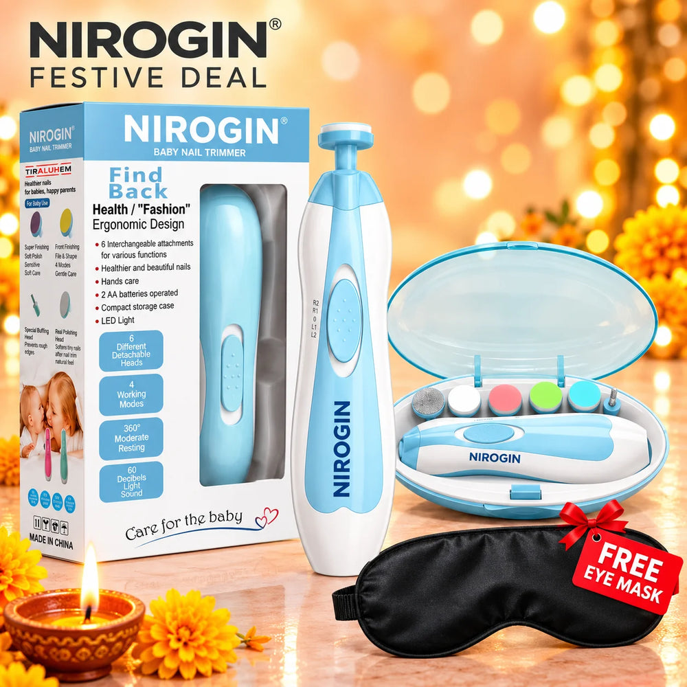 Nirogin Electric Baby Nail Trimmer Safe & Gentle Care Set