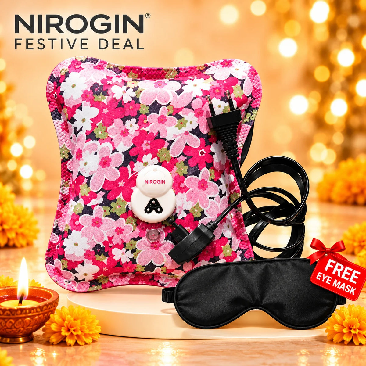 Nirogin Rechargeable Electric Hot Water Bag for Daily Comfort