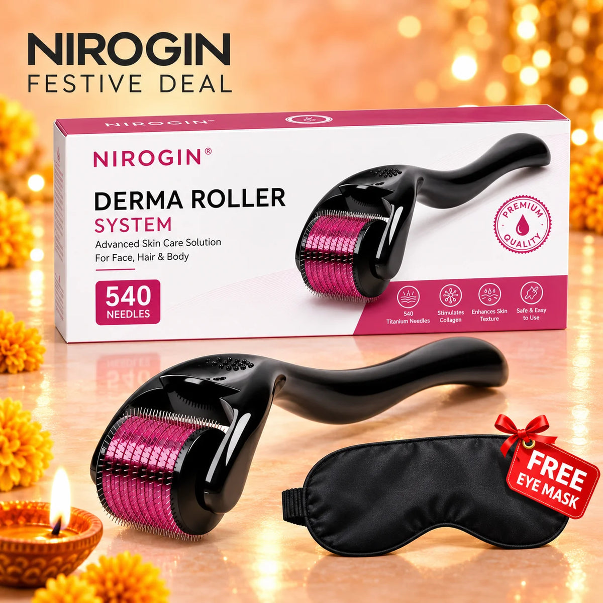 Nirogin Derma Roller for Hair Growth