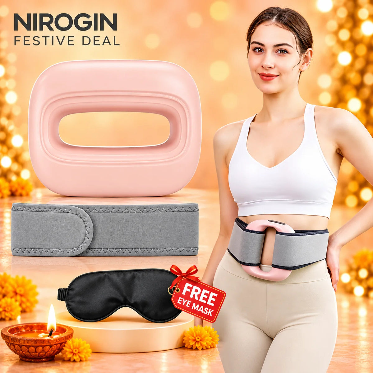 Nirogin Fascia Massage Ring for Deep Tissue Muscle Relief