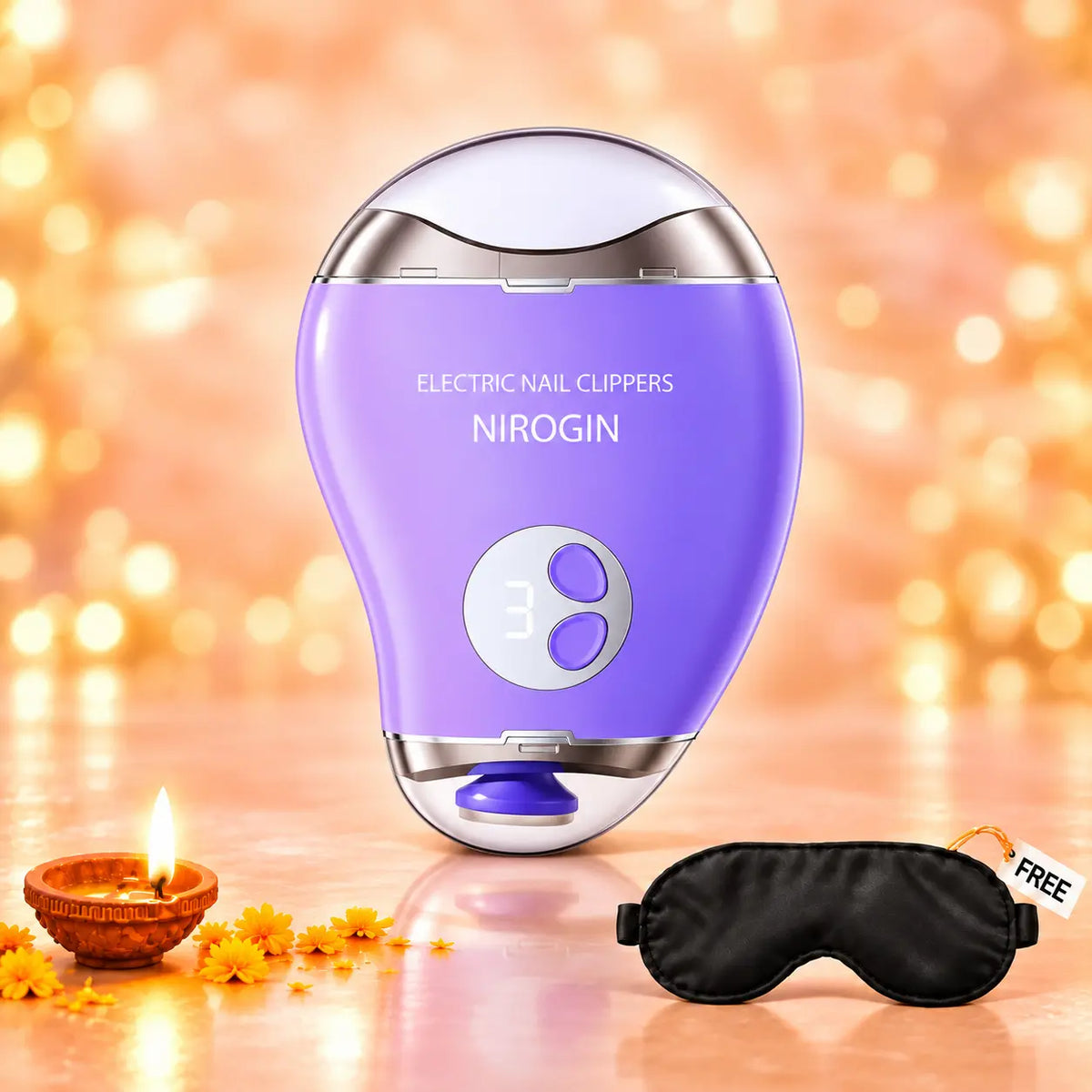 NIROGIN Automatic Electric Nail Clipper – Safe & Precise Nail Trimmer for Adults & Kids