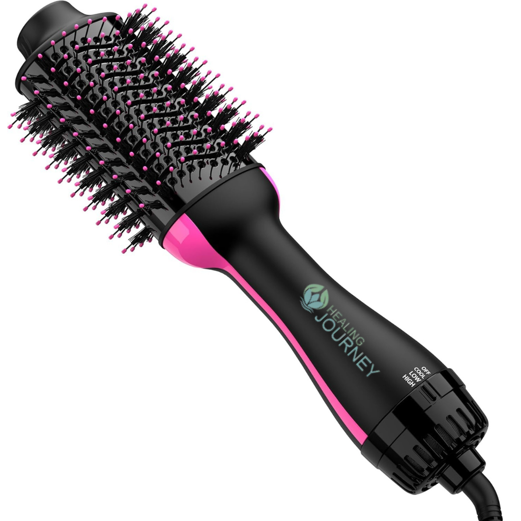 Nirogin 4-in-1 Hot Air Brush Dryer and Volumizer for Smooth, Bouncy Hair