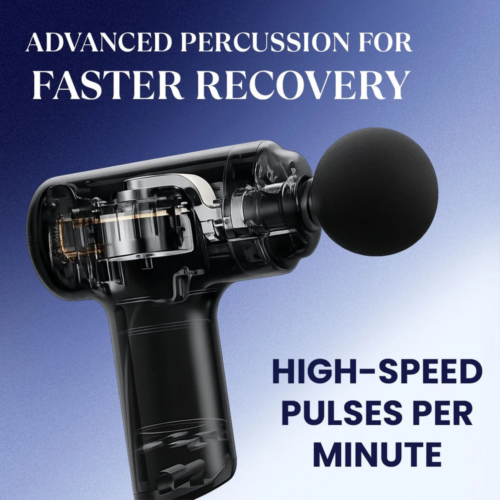 Nirogin Mini Massage Gun for Neck, Back & Shoulder Pain Relief – Portable Deep Tissue Massager with Multiple Speed Levels